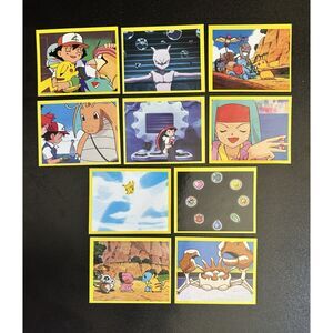 Vintage Pokémon Stickers (1999 Spanish & TV Series Set)